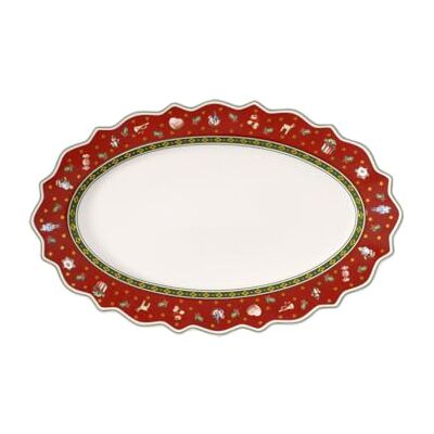 Villeroy & Boch Toy's Delight dienblad, ovaal, 50 x 31 cm, rood Villeroy & Boch Toy's Delight dienblad, ovaal, 50 x 31 cm, rood