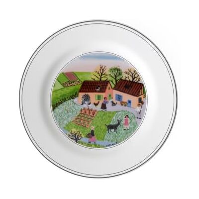 Villeroy & Boch Design Naif Broodbord van hoogwaardig porselein. Villeroy & Boch Design Naif Broodbord van hoogwaardig porselein.