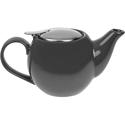 Olympia Theepot van kolen, met afneembaar filter, steengoed, 510 ml Olympia Theepot van kolen, met afneembaar filter, steengoed, 510 ml