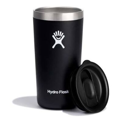 Hydro Flask Gobelet All Around de 355 ml avec couvercle refermable anti-déversement – Isolation sous vide à double paroi en acier inoxydable – Noir Hydro Flask Gobelet All Around de 355 ml avec couvercle refermable anti-déversement – Isolation sous vide à double paroi en acier inoxydable – Noir