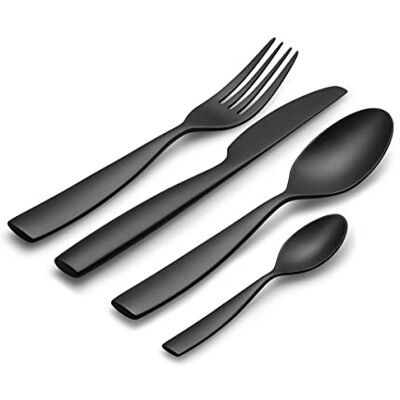 Alessi Dressed Outdoor Bestekset, Melamine, Zwart Alessi Dressed Outdoor Bestekset, Melamine, Zwart