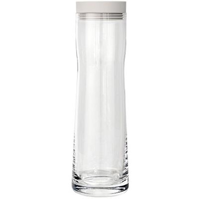 blomus -SPLASH Moonbeam glazen waterkaraf, inhoud 1 liter, siliconen deksel/roestvrij staal, gemakkelijk te gebruiken, (H/B/D: 29,5 x 9 x 9 cm, kleur: Moonbeam, 63780) blomus -SPLASH Moonbeam glazen waterkaraf, inhoud 1 liter, siliconen deksel/roestvrij staal, gemakkelijk te gebruiken, (H/B/D: 29,5 x 9 x 9 cm, kleur: Moonbeam, 63780)
