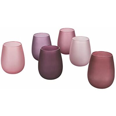 Tivoli Happy Hour Provence Set van 6 matwaterglazen van glas, 500 ml Tivoli Happy Hour Provence Set van 6 matwaterglazen van glas, 500 ml