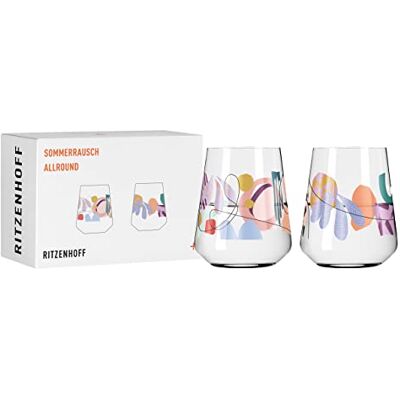 RITZENHOFF Set van 2 universele glazen 500 ml Made in Germany RITZENHOFF Set van 2 universele glazen 500 ml Made in Germany