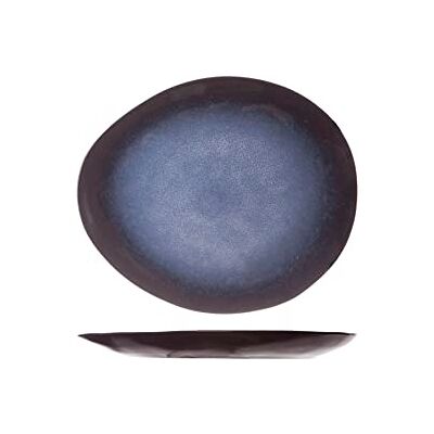 Cosy & Trendy Ovale borden, saffier, blauw, 20,5 x 17,5 cm, 6 stuks Cosy & Trendy Ovale borden, saffier, blauw, 20,5 x 17,5 cm, 6 stuks