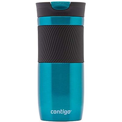 Contigo Byron Thermosbeker, reisbeker van roestvrij staal met gemakkelijk te reinigen BPA-vrije deksel, 470 ml, Biscay Bay (lichtblauw) Contigo Byron Thermosbeker, reisbeker van roestvrij staal met gemakkelijk te reinigen BPA-vrije deksel, 470 ml, Biscay Bay (lichtblauw)