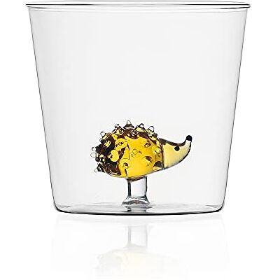 Ichendorf Milano Egel glas Borosilicaatglas Modern Italiaans design Glas met figuur 8 x 8,5 cm Ichendorf Milano Egel glas Borosilicaatglas Modern Italiaans design Glas met figuur 8 x 8,5 cm