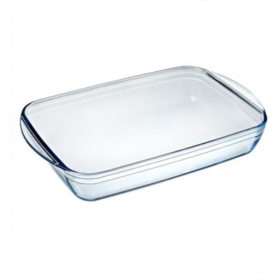 Pyrex Essentials rechthoekige braadpan van zeer sterk glas, 40 x 27 x 7 cm Pyrex Essentials rechthoekige braadpan van zeer sterk glas, 40 x 27 x 7 cm