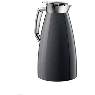 Emsa 514188 PLAZA thermoskan, Quick Tip-sluiting, 1,0 l, (l x b x h): 16,4 x 13,6 x 26 cm, carbon Emsa 514188 PLAZA thermoskan, Quick Tip-sluiting, 1,0 l, (l x b x h): 16,4 x 13,6 x 26 cm, carbon