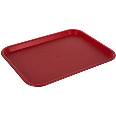 Garcia de Pou Fast Food dienblad, polypropyleen, rood, 27,5 x 35,5 x 30 cm Garcia de Pou Fast Food dienblad, polypropyleen, rood, 27,5 x 35,5 x 30 cm