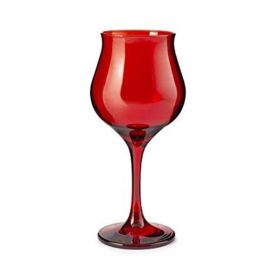 Pasabahce Wavy 518742 champagneglazen, 6 stuks, rood Pasabahce Wavy 518742 champagneglazen, 6 stuks, rood