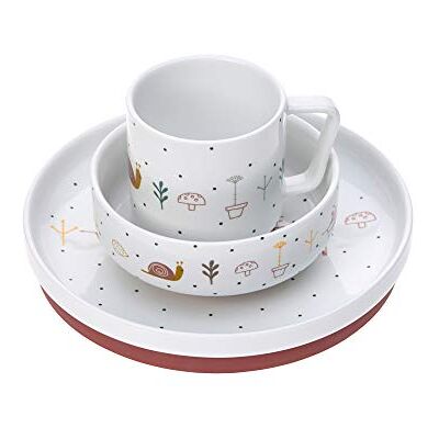 Lässig tafelservies voor gelegenheden, porselein, bord, schaal, mok, Garden Explorer, voor meisjes Lässig tafelservies voor gelegenheden, porselein, bord, schaal, mok, Garden Explorer, voor meisjes