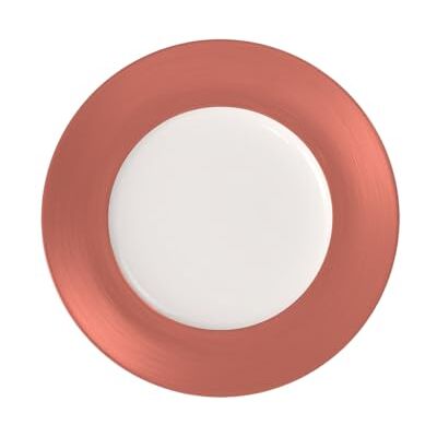 Villeroy & Boch Manufacture glow platte borden, 29 cm, premium porselein, koper/wit Villeroy & Boch Manufacture glow platte borden, 29 cm, premium porselein, koper/wit