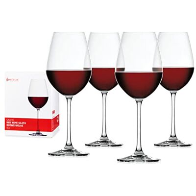 Spiegelau Salute 4720171 rode wijnglazen, kristal, 550 ml, 4 stuks Spiegelau Salute 4720171 rode wijnglazen, kristal, 550 ml, 4 stuks