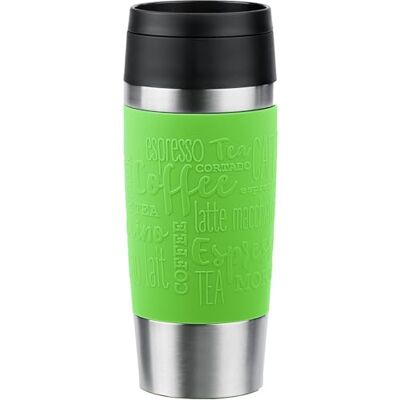 Emsa N20207 Travel Mug Classic thermosbeker 0,36 l nieuwe comfortabele schroefsluiting roestvrij staal 4 uur warm en 8 uur koud 100% waterdicht vaatwasmachinebestendig opening tot Emsa N20207 Travel Mug Classic thermosbeker 0,36 l nieuwe comfortabele schroefsluiting roestvrij staal 4 uur warm en 8 uur koud 100% waterdicht vaatwasmachinebestendig opening tot