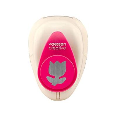 Creative Papierperforator Tulp 1,1 x 1,4 cm Cirkelsnijder voor knutselen en kaarten maken Creative Papierperforator Tulp 1,1 x 1,4 cm Cirkelsnijder voor knutselen en kaarten maken