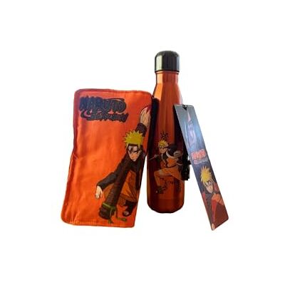 HÔMADICT Homadict Naruto thermosfles + Manga-bescherming Decoratieve doos Manga-stijl Officiële licentie HÔMADICT Homadict Naruto thermosfles + Manga-bescherming Decoratieve doos Manga-stijl Officiële licentie