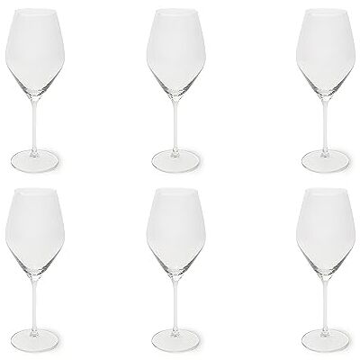 Excelsa Asti Set van 6 transparante wijnglazen, mondgeblazen glas, inhoud 470 ml. Excelsa Asti Set van 6 transparante wijnglazen, mondgeblazen glas, inhoud 470 ml.