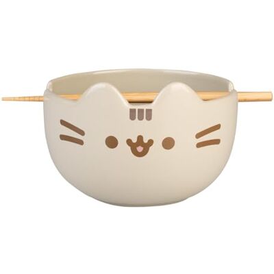 Grupo Erik Ramen Bowl Set met Chopsticks Pusheen Cadeaus voor kattenliefhebbers 900 ml, 6,3 x 3,5 inch 16 x 19 cm Noodle Bowl met Chopsticks Grupo Erik Ramen Bowl Set met Chopsticks Pusheen Cadeaus voor kattenliefhebbers 900 ml, 6,3 x 3,5 inch 16 x 19 cm Noodle Bowl met Chopsticks