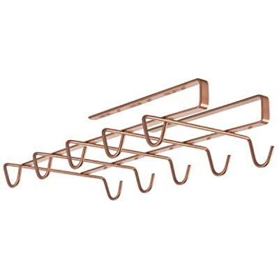 Metaltex MyMug bekers/bekerhouder, metaal, koper, 14 x 28 cm Metaltex MyMug bekers/bekerhouder, metaal, koper, 14 x 28 cm