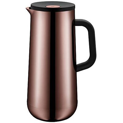 WMF Impulse 1 liter thermosfles voor koffie of thee met druksluiting om dranken 24 uur koud en warm te houden, vintage koper WMF Impulse 1 liter thermosfles voor koffie of thee met druksluiting om dranken 24 uur koud en warm te houden, vintage koper