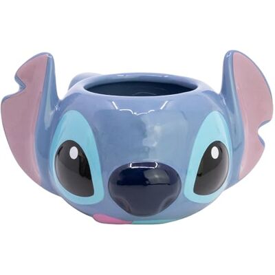 Stor Stitch 3D Keramische Mok, 500 ml, mok in de vorm van een karakter, officiële licentie in geschenkdoos, origineel Collector-design Stor Stitch 3D Keramische Mok, 500 ml, mok in de vorm van een karakter, officiële licentie in geschenkdoos, origineel Collector-design