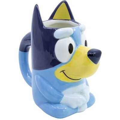 Stor Bluey 3D keramische mok 500 ml mok in de vorm van een figuur Officiële licentie in geschenkdoos Origineel Collector-ontwerp Stor Bluey 3D keramische mok 500 ml mok in de vorm van een figuur Officiële licentie in geschenkdoos Origineel Collector-ontwerp