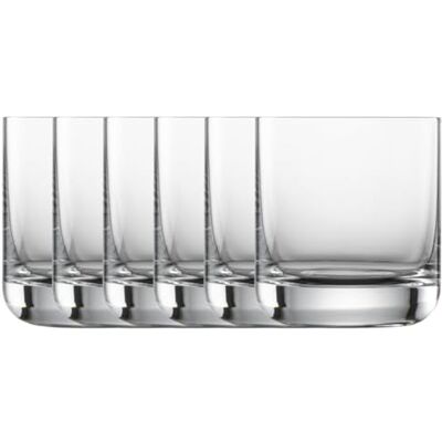 Schott Zwiesel Set van 6 eenvoudige whiskyglazen, rechte whiskyglazen, Tritan-kristalglazen, vaatwasmachinebestendig, gemaakt in Duitsland (artikelnummer 123664) Schott Zwiesel Set van 6 eenvoudige whiskyglazen, rechte whiskyglazen, Tritan-kristalglazen, vaatwasmachinebestendig, gemaakt in Duitsland (artikelnummer 123664)