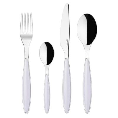 Guzzini , Bestekset 24-delig, 15,8 x 7,5 x 25,5 cm, wit Guzzini , Bestekset 24-delig, 15,8 x 7,5 x 25,5 cm, wit