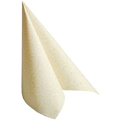 PAPSTAR , #84877 50 servetten "Royal Collection", 1/4 gevouwen, 40 x 40 cm, champagne "Casali PAPSTAR , #84877 50 servetten "Royal Collection", 1/4 gevouwen, 40 x 40 cm, champagne "Casali
