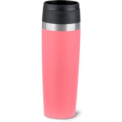 Emsa Thermosbeker voor op reis, Quick Press-sluiting, 500 ml, poederroze Emsa Thermosbeker voor op reis, Quick Press-sluiting, 500 ml, poederroze