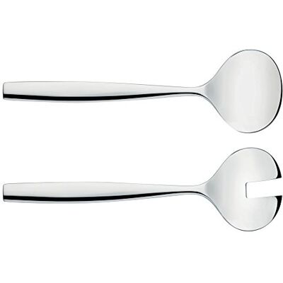 Alessi Dressed MW03/14 slabestek van glanzend gepolijst roestvrij staal 18/10 met reliëfdecoratie Alessi Dressed MW03/14 slabestek van glanzend gepolijst roestvrij staal 18/10 met reliëfdecoratie