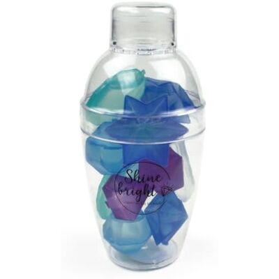 Legami Shine Bright Herbruikbare ijsblokjes, meerkleurig, 16 stuks Legami Shine Bright Herbruikbare ijsblokjes, meerkleurig, 16 stuks