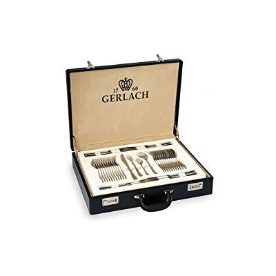 Gerlach Een bestekset in een elegante koffer met 68 stuks Valor 18/10 Steel Gerlach Een bestekset in een elegante koffer met 68 stuks Valor 18/10 Steel