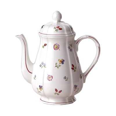 Villeroy & Boch Koffiezetapparaat Petit Fleur van hoogwaardig porselein met filigraan reliëfs en bloemen- en fruitige motieven, 1,25 liter Villeroy & Boch Koffiezetapparaat Petit Fleur van hoogwaardig porselein met filigraan reliëfs en bloemen- en fruitige motieven, 1,25 liter