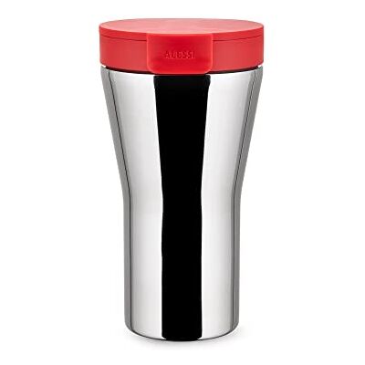 Alessi Caffa GIA24 R Reismok, dubbelwandig, van roestvrij staal 18/10 en thermoplastisch hars, rood Alessi Caffa GIA24 R Reismok, dubbelwandig, van roestvrij staal 18/10 en thermoplastisch hars, rood