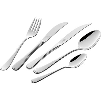 ZWILLING Nottingham Bestekset, Voor 12 Personen, 18/10 Roestvrij Staal/Hoogwaardig Lemmetstaal, Gepolijst, 72-Delig ZWILLING Nottingham Bestekset, Voor 12 Personen, 18/10 Roestvrij Staal/Hoogwaardig Lemmetstaal, Gepolijst, 72-Delig