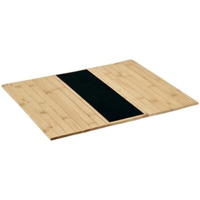 Kesper ® Bankdienblad, materiaal: FSC®-gecertificeerd bamboe antislip, waterbestendig, opvouwbaar, afmetingen: 42 x 34 x 0,7 cm, kleur: bruin, zwart 58824 Kesper ® Bankdienblad, materiaal: FSC®-gecertificeerd bamboe antislip, waterbestendig, opvouwbaar, afmetingen: 42 x 34 x 0,7 cm, kleur: bruin, zwart 58824