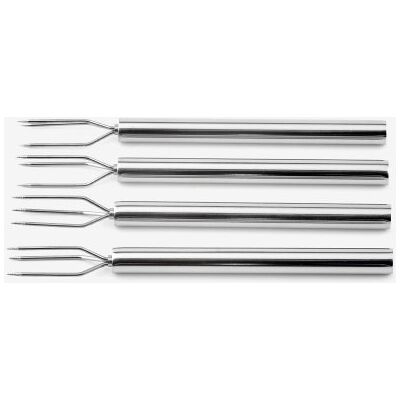 Weis 15184 Set met 4 aardappelen, roestvrij staal, zilverkleurig, 13 x 5 x 2 cm Weis 15184 Set met 4 aardappelen, roestvrij staal, zilverkleurig, 13 x 5 x 2 cm