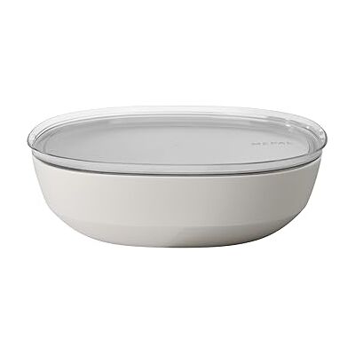 Mepal Silueta slakom met deksel Vaatwasmachine- en magnetronbestendig Serveerschaal Tapasgerechten Servies 4000 ml Nordic white Mepal Silueta slakom met deksel Vaatwasmachine- en magnetronbestendig Serveerschaal Tapasgerechten Servies 4000 ml Nordic white