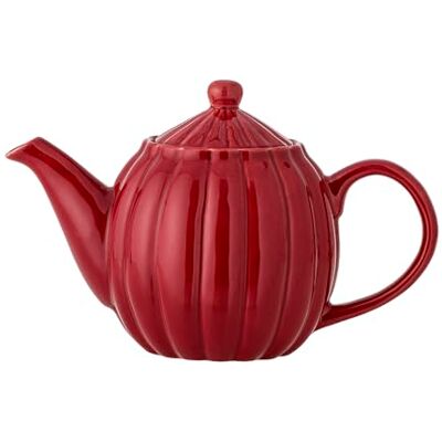Bloomingville Latina Theepot van aardewerk, 13 x 17 cm, 1085 ml, rood Bloomingville Latina Theepot van aardewerk, 13 x 17 cm, 1085 ml, rood