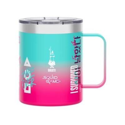 Bialetti Camp Squid Game© Mok, 420 ml, roestvrij staal, dubbelwandig Bialetti Camp Squid Game© Mok, 420 ml, roestvrij staal, dubbelwandig