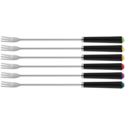 kela 79314 Morena kaasfondue-vorken, 6 stuks kela 79314 Morena kaasfondue-vorken, 6 stuks