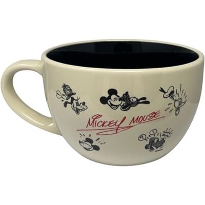 CARTOON Mickey Disney Keramische Grote Mok Ontbijt Kom 740 ml Voor Kinderen CARTOON Mickey Disney Keramische Grote Mok Ontbijt Kom 740 ml Voor Kinderen