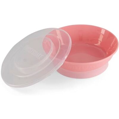 Twistshake Peuterkommen met Afdichtende Deksel en siliconen ring Zelfvoeding, Voedselbakje voor baby kinderen en peuter, Gemakkelijk te Reinigen, BPA-Vrij, 6 Maanden+, Pastelroze Twistshake Peuterkommen met Afdichtende Deksel en siliconen ring Zelfvoeding, Voedselbakje voor baby kinderen en peuter, Gemakkelijk te Reinigen, BPA-Vrij, 6 Maanden+, Pastelroze