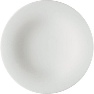 Alessi A di Ku dessertborden van porselein, wit, 4-delige set Alessi A di Ku dessertborden van porselein, wit, 4-delige set