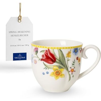 Villeroy & Boch Spring Awakening Mok, 400 ml, porselein, geel Villeroy & Boch Spring Awakening Mok, 400 ml, porselein, geel