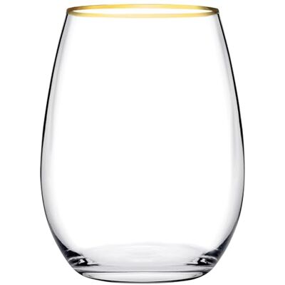 Pasabahce SRL C6 Gob 35cl Amber B/goud Pasabahce SRL C6 Gob 35cl Amber B/goud