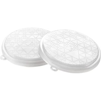 Metaltex Set van 2 herbruikbare yoghurtdeksels en Skyr bekers 500 g Metaltex Set van 2 herbruikbare yoghurtdeksels en Skyr bekers 500 g