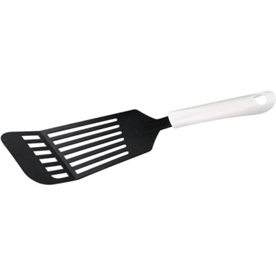 Fackelmann 49235 opengewerkte keukenspatel, keukenspatel Afdruipen tijdens het koken, opengewerkt voor schoon serveren, lichte kunststof, formaat 32 x 8 cm, vaatwasmachinebestendig Fackelmann 49235 opengewerkte keukenspatel, keukenspatel Afdruipen tijdens het koken, opengewerkt voor schoon serveren, lichte kunststof, formaat 32 x 8 cm, vaatwasmachinebestendig